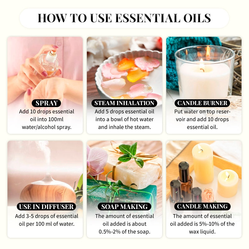 Essential Oils for Humidifiers, lamps or Aromatherapy – NosyRosy